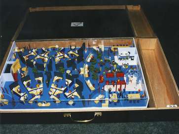Architectural model of internal office layout for Serco