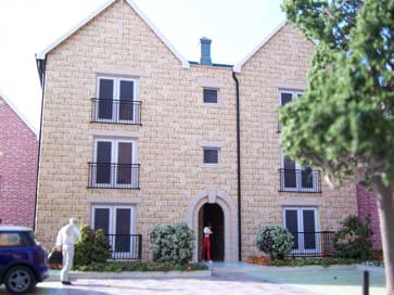 Architectural model of Stainbeck Lane project for Charles Church