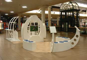 Photograph of Barclaycard stand
